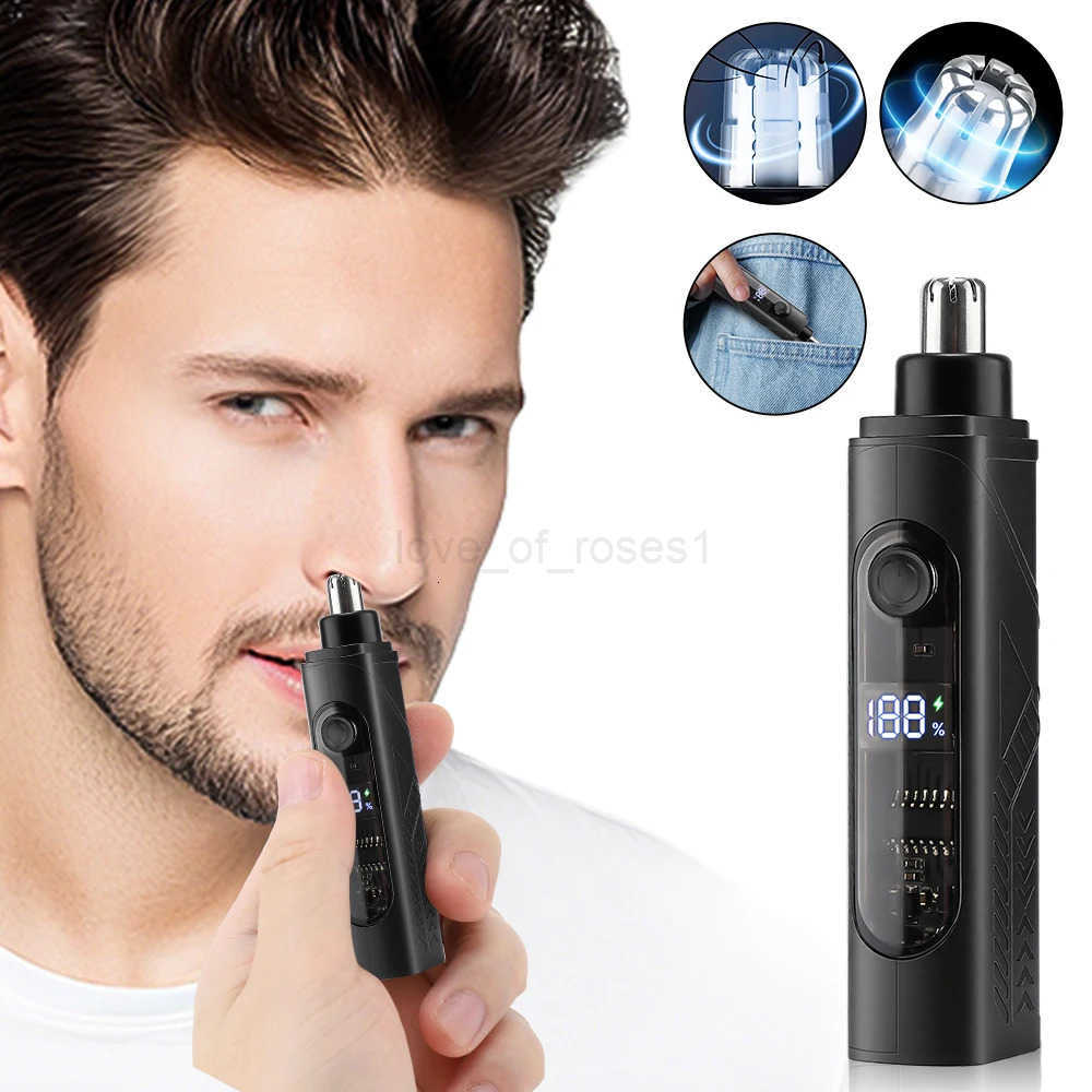 Electric Nose Hair Trimmer Implement Shaver Clipper Ear Neck Eyebrow Remover RechargeableTrimmer Shaver Man Clean Trimer Razor Z251030
