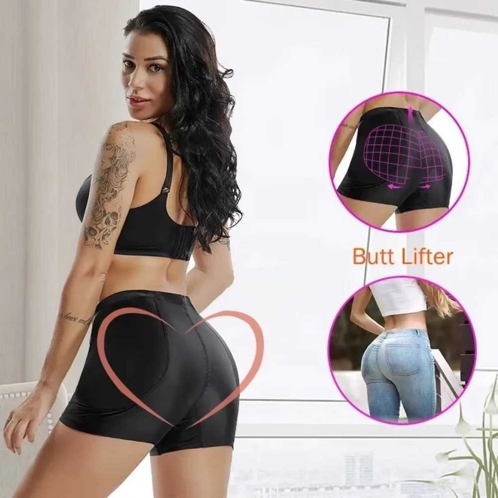 Sexy Women Underwear Plus Size Butt Lifte Padded Panties Buttocks Enhancer Body Shaper Hip Pads Shapewear Tummy Control Shorts L251030