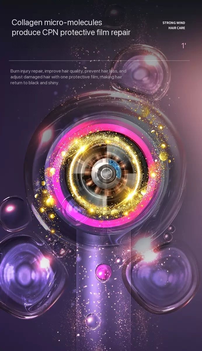 New High-Speed Electric Constant Temperature Care Hair Dryer Household Salon Strong Wind