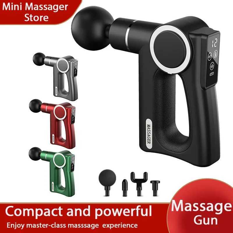Mini Fascia Gun Vibration Massage Portable Small Massager Muscle Relaxation Body Massage Fitness Equipment J251030