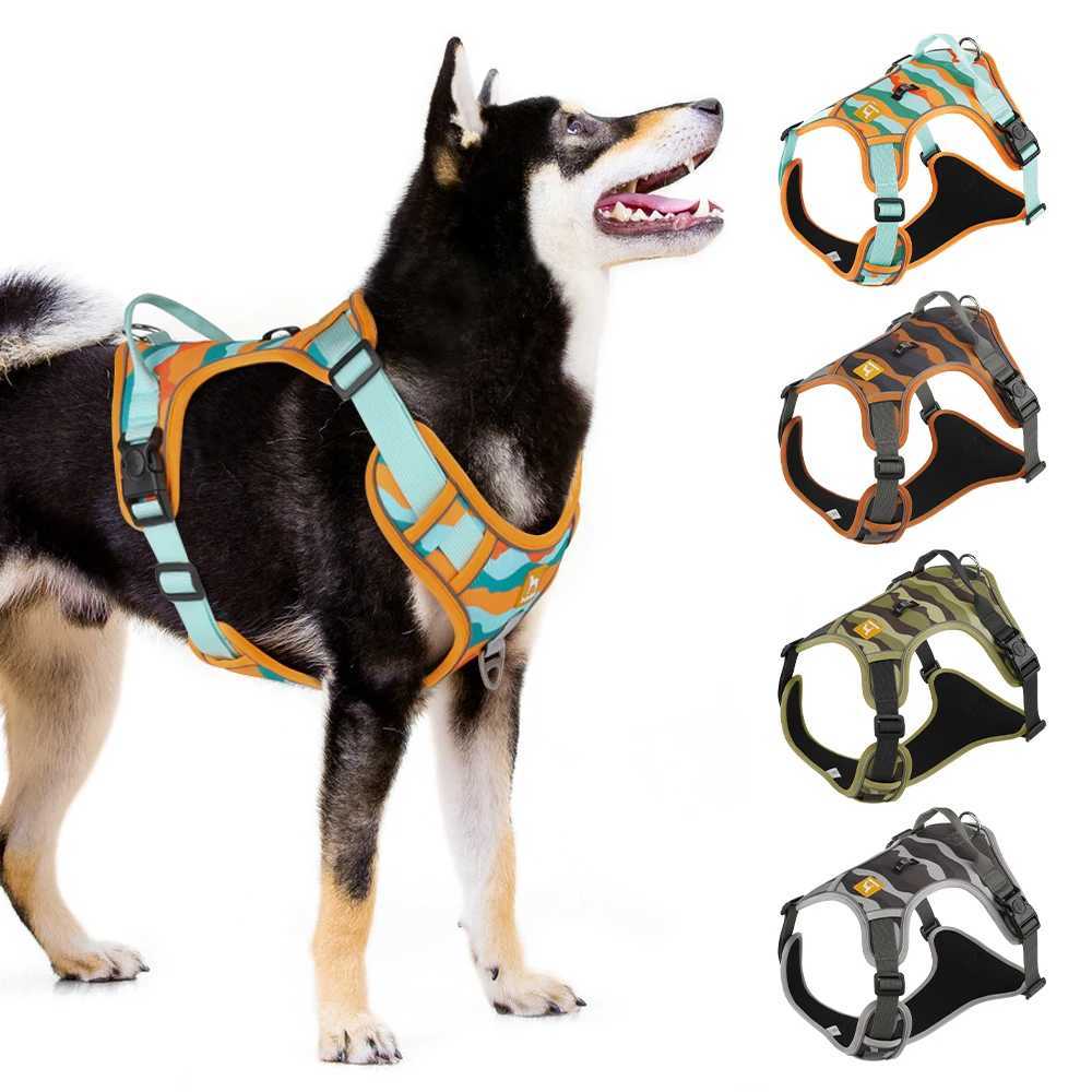 Color Matched Camouflage Anti Surge Digital Pet Chest And Back Harness New Style Dog Leash for Enhanced Comfort And Control J251129