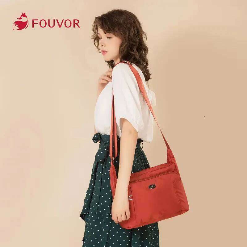 Fouvor Crossbody For Women 2025 Trend Canvas Large Shoulder Oxford Fashion Casual Travel Office Female Bags 2786-03