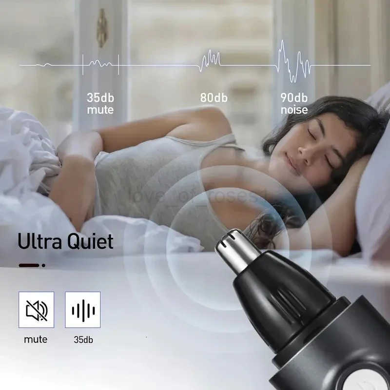 New Electric Nose Hair Trimmer Rechargeable With Digital Display Full Body Wash 3in1 Eyebrow And Nose Hair Trimmer Waterproof Z251030