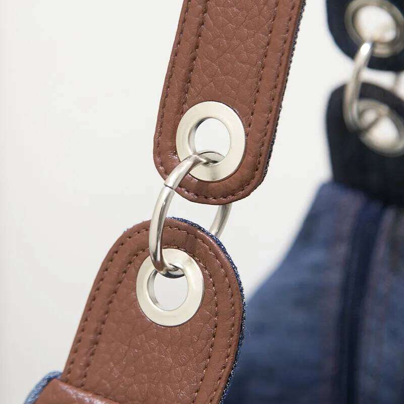 Denim Women Shoulder Bag large capacity Female hobos handbag Design Casual big Totes blue ladies hand Canvas Crossbody bags