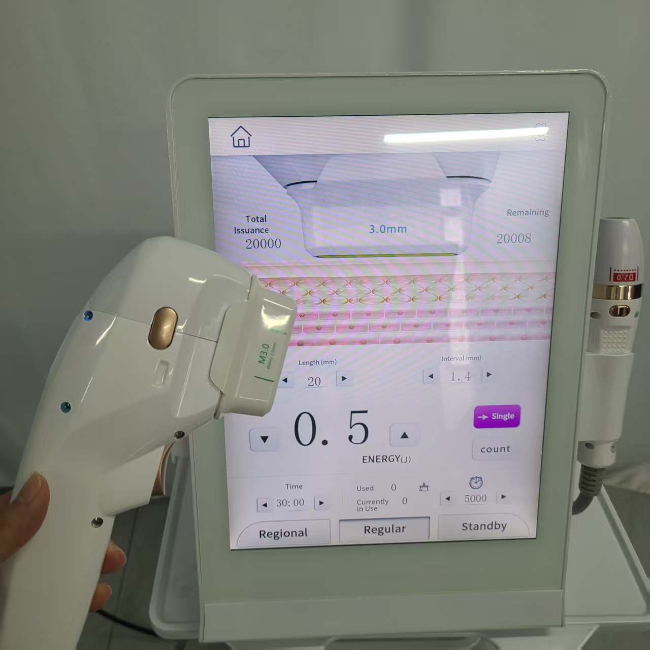 professional Portable HIFU Skin Tightening Face Lifting Device High Intensity Focused Ultrasound Eye Wrinkle Remover Anti-aging Machine