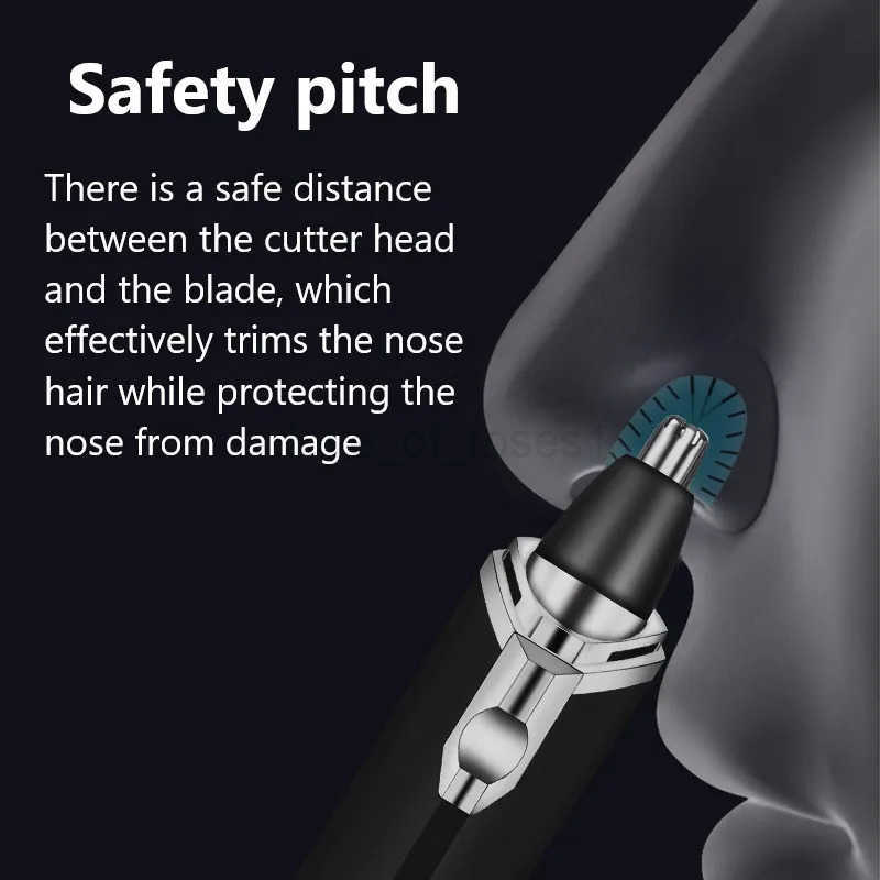 Kemei New Electric Nose Hair Trimmer Safe Face Care Razor For Men Washed Nose Ear Trimmer Hair Removal Machine Z251030