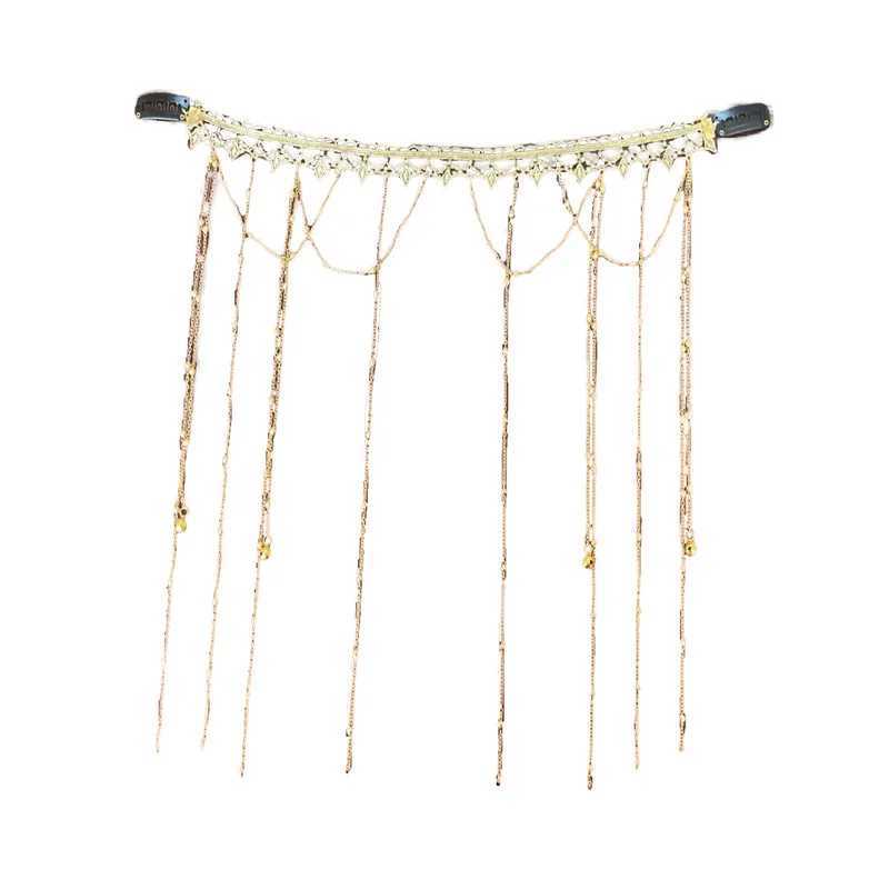 2025 Tassel Rave Veil Masks Women Headwear Fashion Chains Face Mask Masquerade Dance Party Costume Sexy Face Accessories JewelryW251029