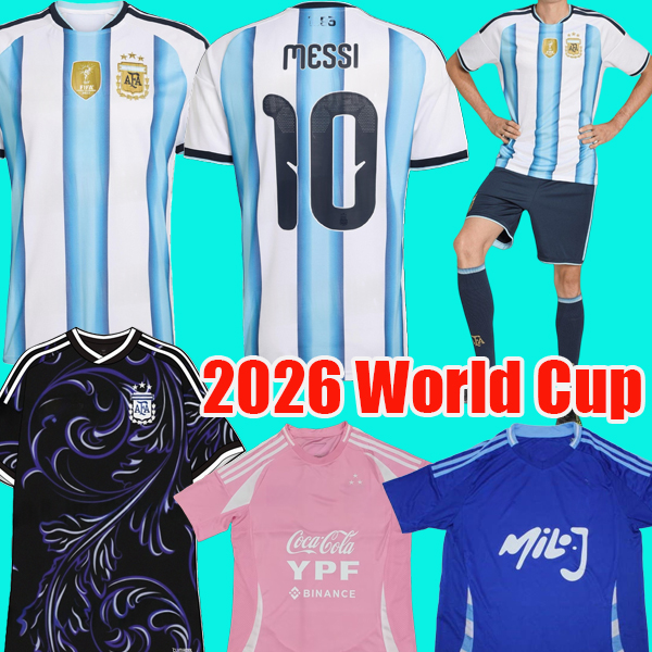 2026 World Cup Special Edition Argentinas jersey 50th Anniversary kit soccer Jerseys GARNACHO DE PAUL Football Shirts Men DI Maria Kids 2025 set