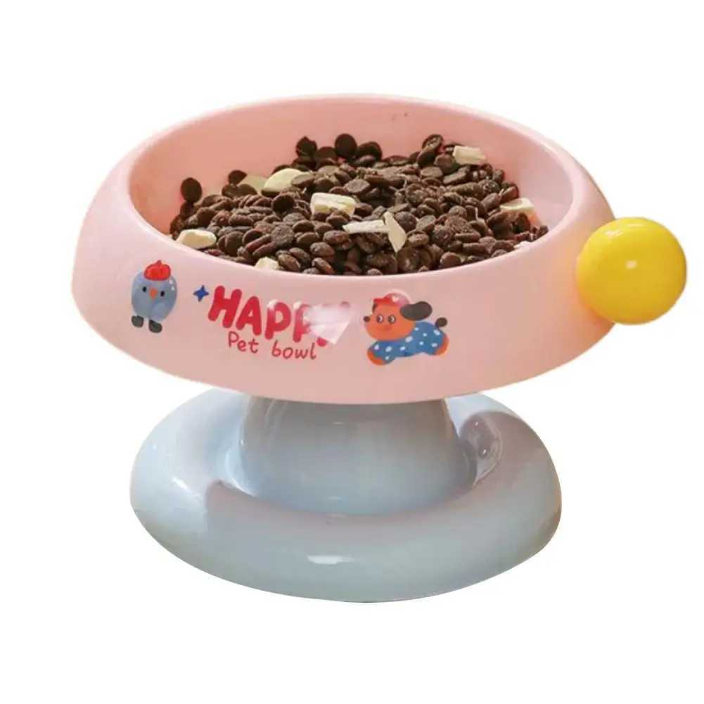 Stainless Steel Pet Bowl NonSlip Durable Cat Food Bowl Dog Bowl Protects Cervical Spine for Kittens And Dogs Easy To Clean J251113