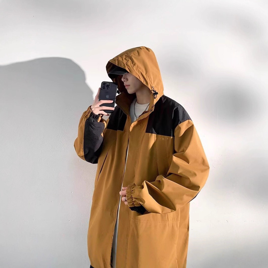 Designer Coat Trendy Outdoor Windproof Waterproof Jacket Men Spring Autumn Casual American Style Sports Hooded Hiking Jacket