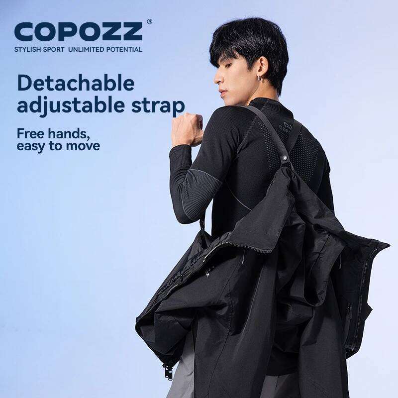 COPOZZ Thicken 3L Jacket Men Women Windproof Waterproof Winter Coat Wear Solid Color Hooded Warm Snowboard Ski Suit