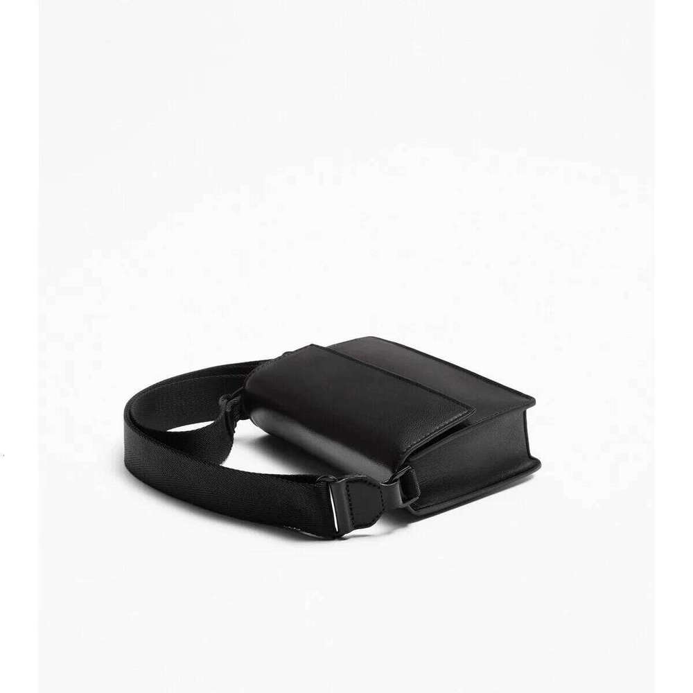 Shoulder Men's Casual Versatile Flip Cover Mailman Bag, Small Square Bag Crossbody Bags For Men Bags