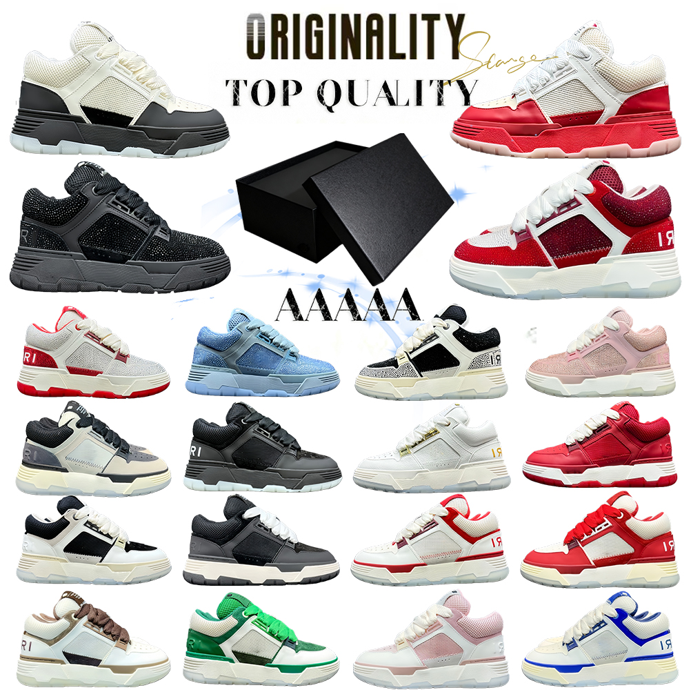 AAAAA am top-quality ma-1 designer skeltop2 best-selling couple's bone shoes men women am brand shoes leather mesh daily outfit various color styles complete sizes 35-46
