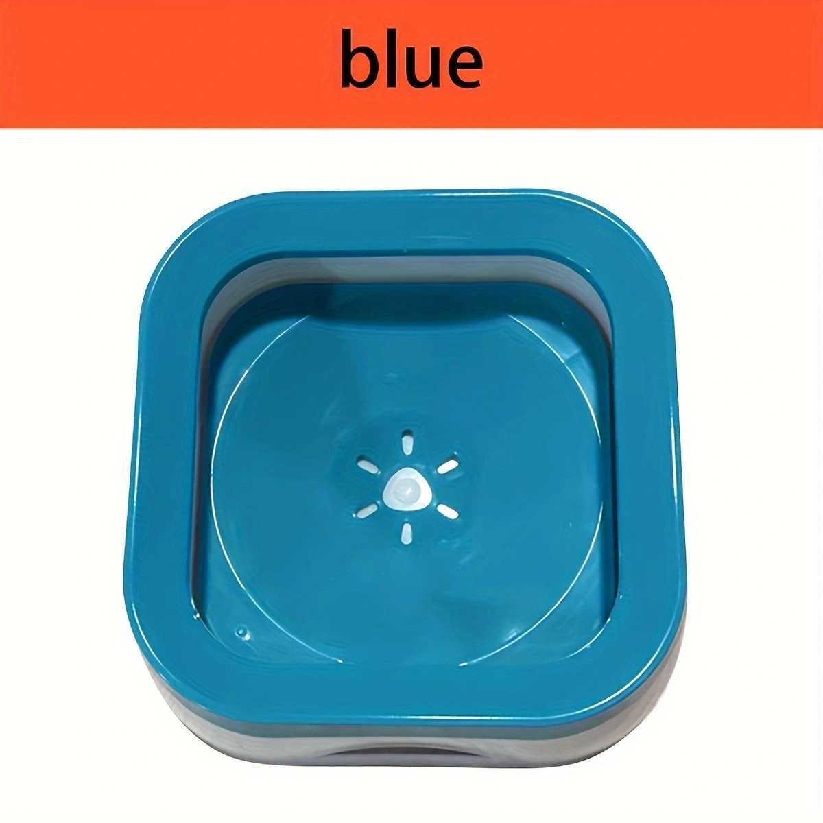 1PC Dog Floating Water Bowl No Spill Slow Water Feeder Dog Bowl NonSlip Pet Drinking Fountain J251113