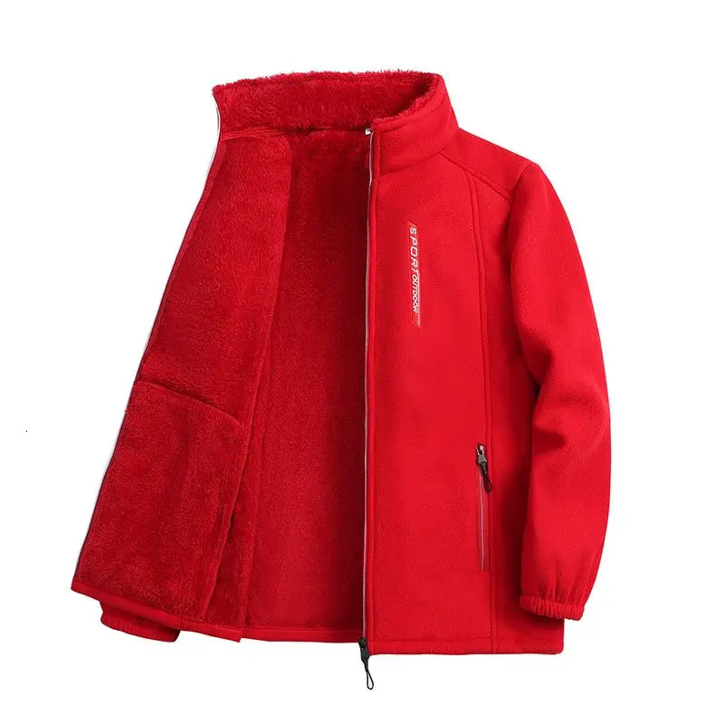 Autumn Winter Polar Fleece Warm Coat Women Sweatshirt Outdoor Sports Casual Zipper Cardigan Jacket Top Slim Teenagers Couple 251030