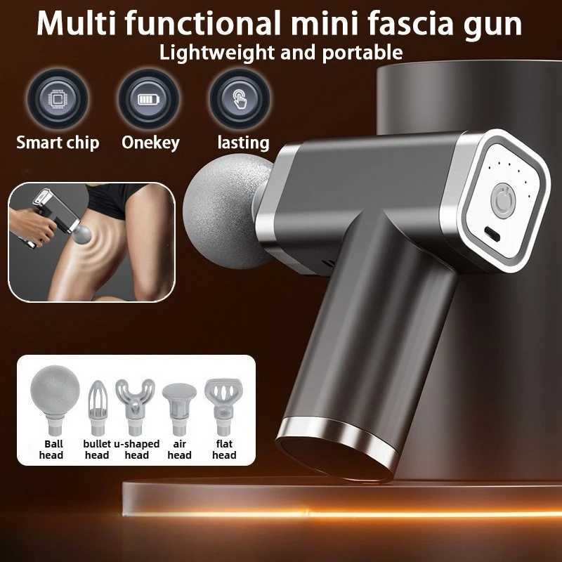 Hot selling multifunctional convenient fascia gun professional grade fitness muscle relaxation neck membrane vibration massager J251030