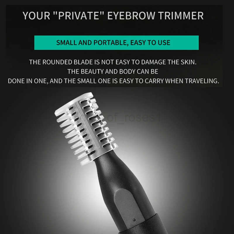 Electric Hair Trimmer for Nose Men Painless Rechargeable Sideburns Eyebrows Beard 3 in 1 Hair Clipper Shaver Z251030