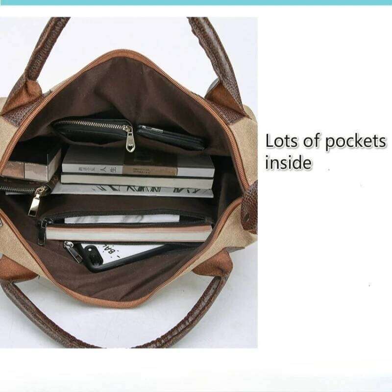 Womens Shoulder Large Handbag Women Canvas Travel Bags Crossbody Overnight Bag