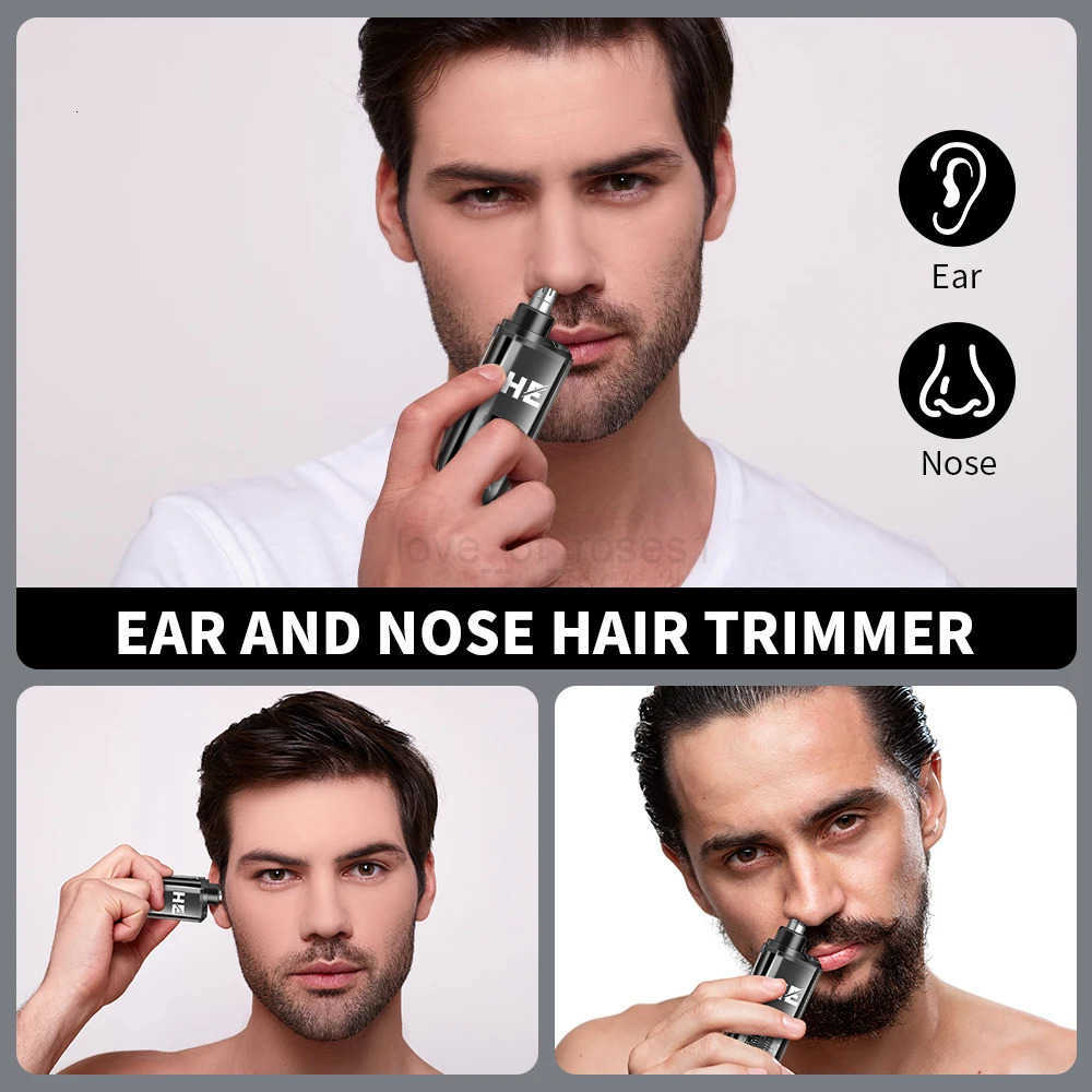 MINI Electric Nose Hair Trimmer For Men Portable Pocket Nose Ears Hair Eyebrow Sideburns Trimmer Rechargeable Painless Clipper Z251030