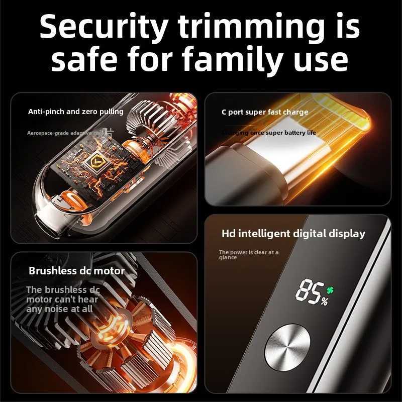 Rechargeable Electric Nose Hair Trimmer Hair Trimmer Nose Hair Remover Scissors Cleaning Tool Mens Shaving Knife M251030