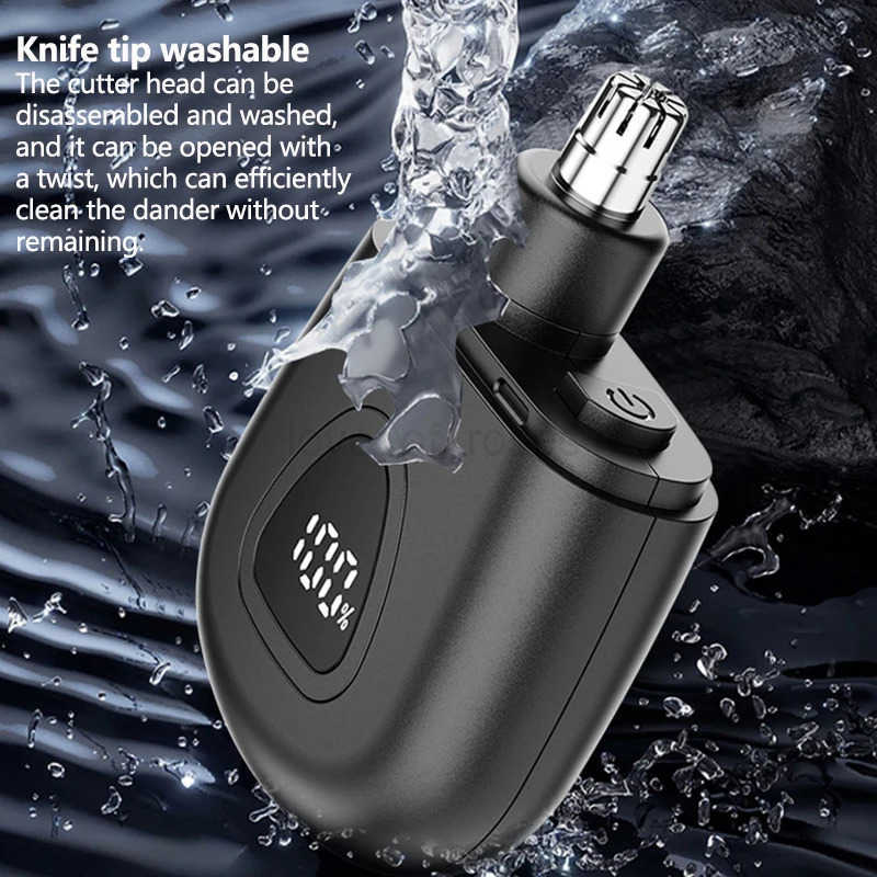 USB charging Nose and Ear Hair Trimmer Portable Electric Nose Hair Clipper Mini Compact Design Quick Charging Suitable for men Z251030