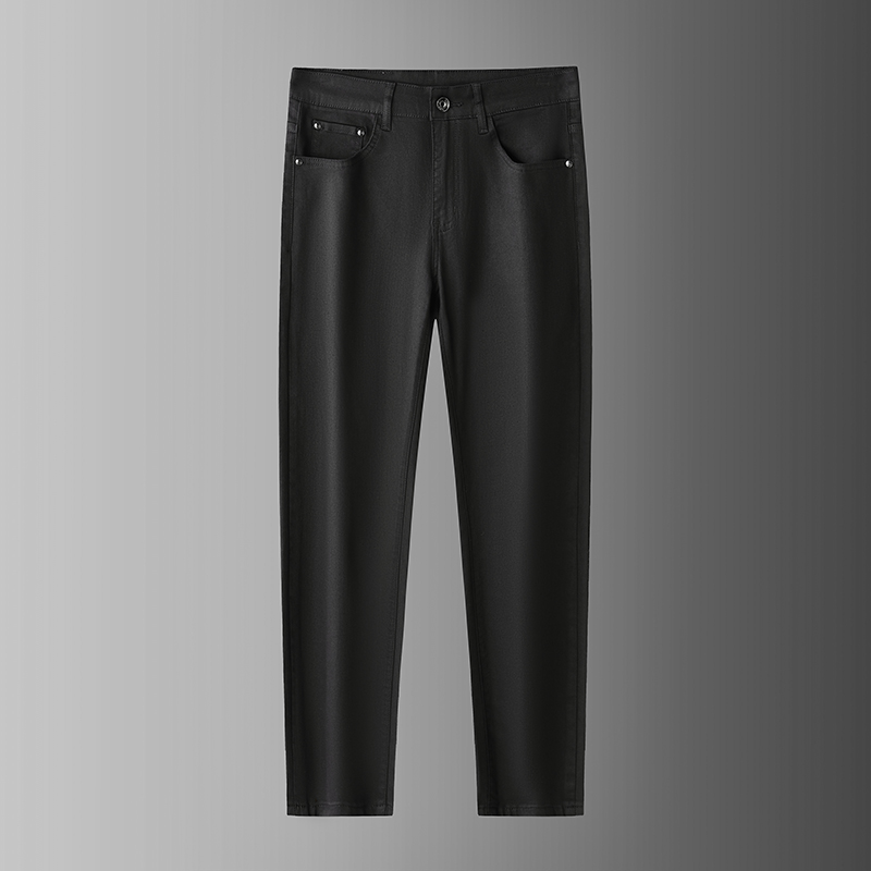 Slim-Fit Straight-Leg Fashionable Trendy Cropped Jeans - Two Colors Available 503