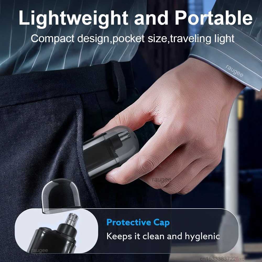 Electric Nose Hair Clipper for Men Portable Painless Nose Trimmer Rechargeable Waterproof Trimmer For Men Women M251030