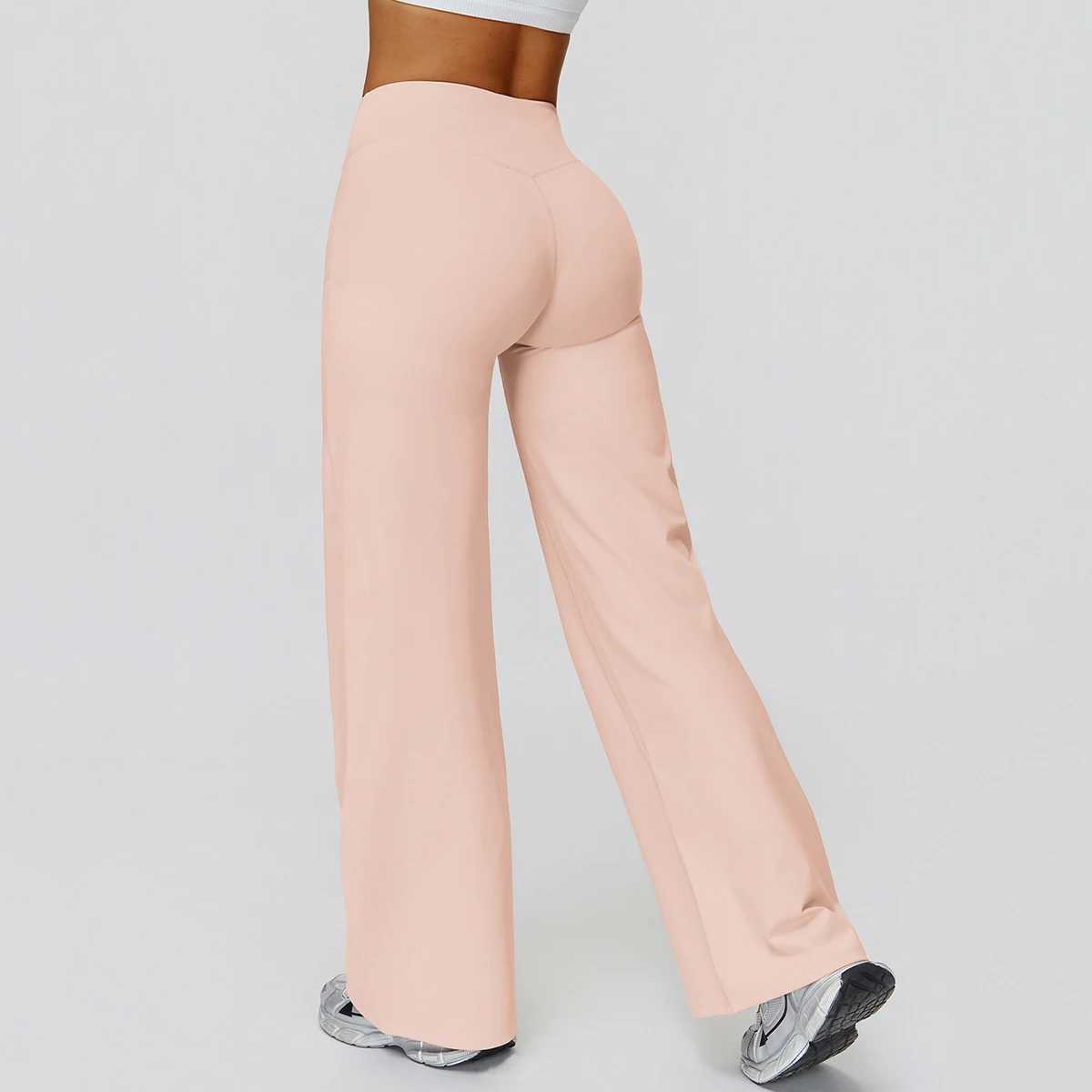 Hearuisavy Yoga Pants Women FleeceLined Thermal Quick Dry WideLeg Pants Gym Running Push Up HighWaist Tight Fitness Leggings J251030