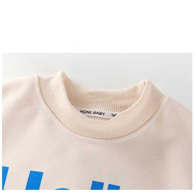 Baby Girls Boys Sweatshirt Kids Letter Hoodies Toddler Autumn Outerwear Winter Childrens ClothingT251030