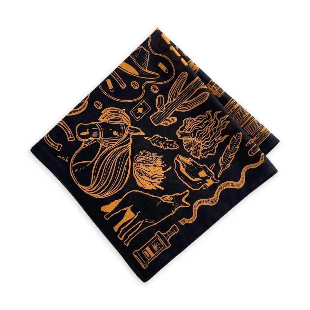 100 Cotton 55CM Retro style Bandana Kerchief Unisex Hip Hop Hair Band Neck Scarf Sports Headwear Wrist Wraps Head Square ScarveW251029