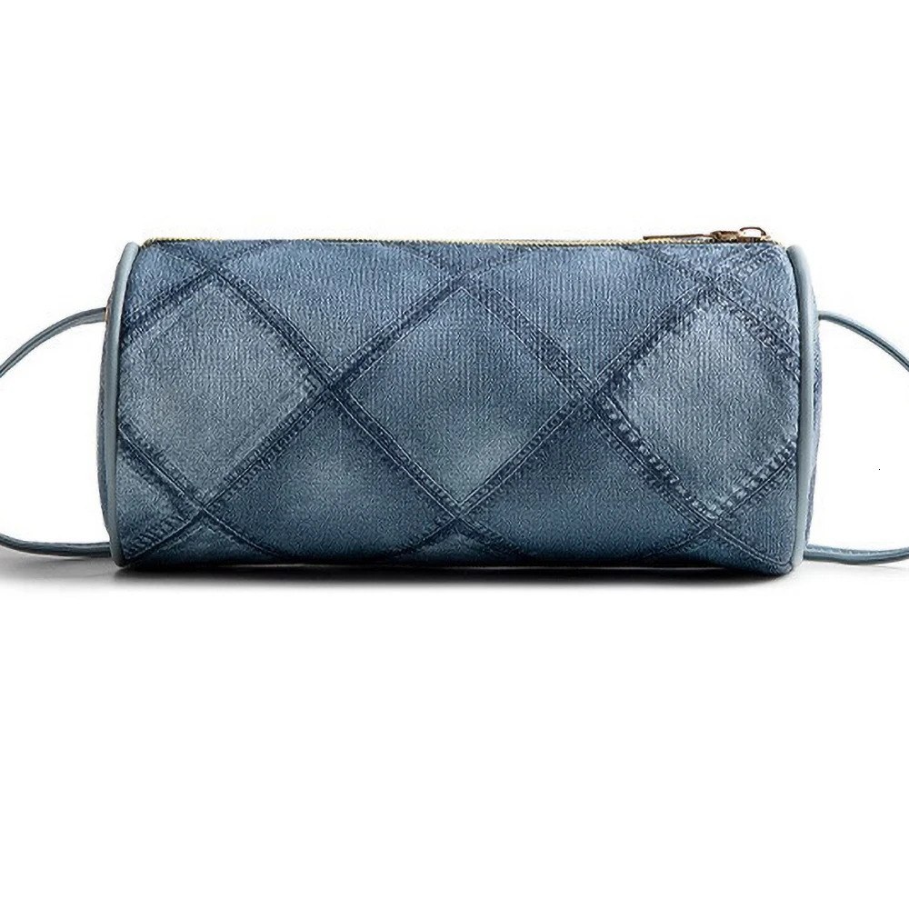 Trendy Denim Shoulder Bag Versatile Pillow Phone Purse for Women Lightweight Casual Crossbody 251018