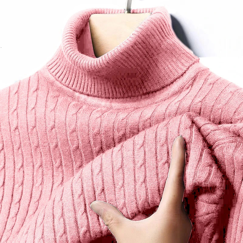 Animal Game Autumn Womens Turtleneck Sweater Warm Knitted Pullover Sweatesr Jacquard Ribbed Casual Long Outdoor Streetwear 251016