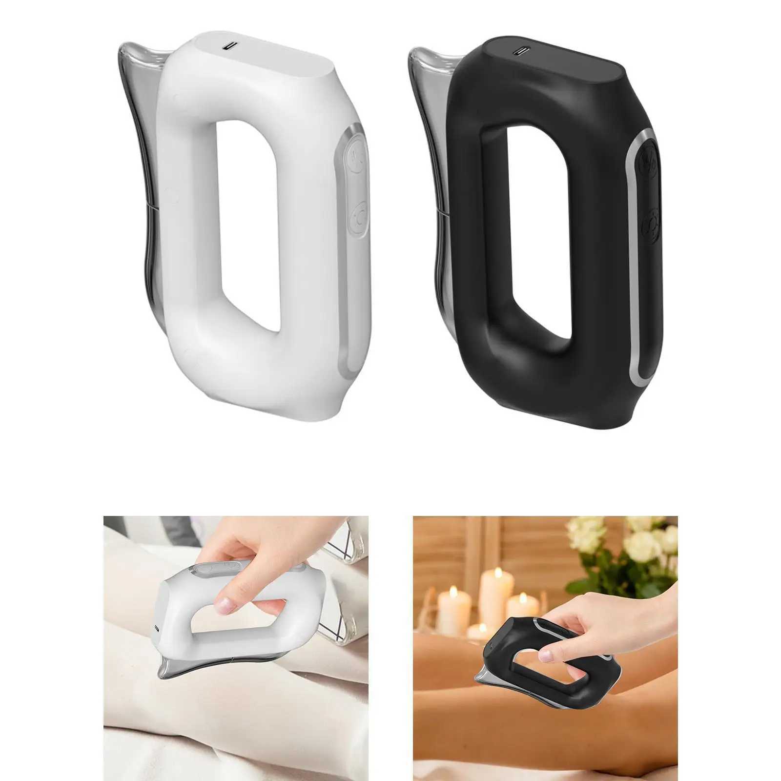 Fascia Massager 2 Levels Adjustable Portable Electric USB Heating Muscle Massager Muscle Relaxing for Legs Neck Thighs Arms Hip J251030