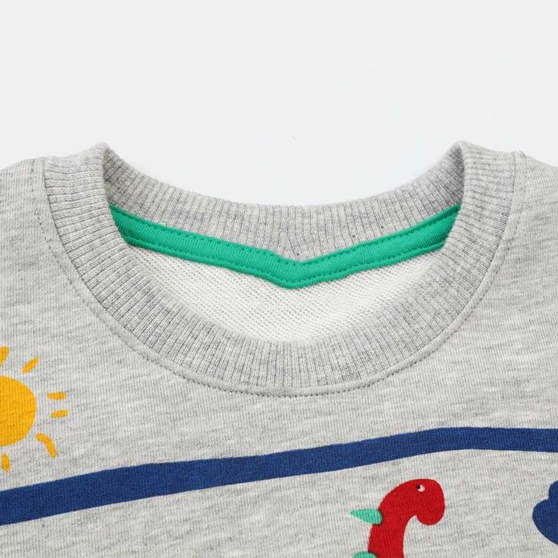Little Maven Top Clothes for Children Kids Clothes Boys Childrens Clothing Hoodies Cartoon Dinosaurs Sweatshirts Cotton AutumnT251030