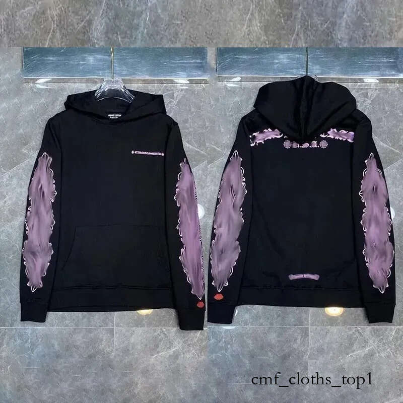 Mens chrome Sweatshirt Designer Mens chromo hoodie Womens Pull Long Sleeve Embroidered Armband Cotton Overshirt Pullover Couple Outfit SIZE M-XXL aa1