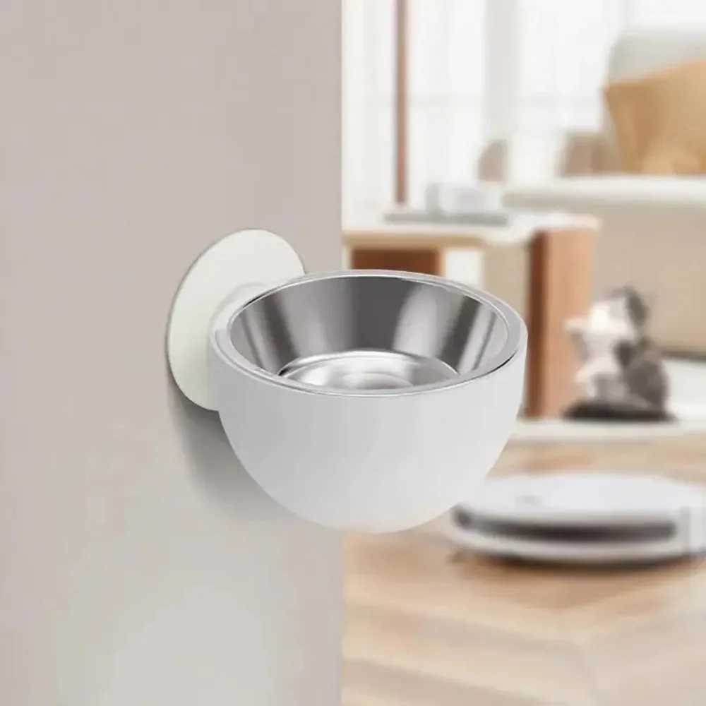 1 Pcs Wall Mount Stainless Steel Dog Bowls Anti Spill Pet Food Dishes Elevated Cat Bowl Dishwasher Safe Rustproof J251113