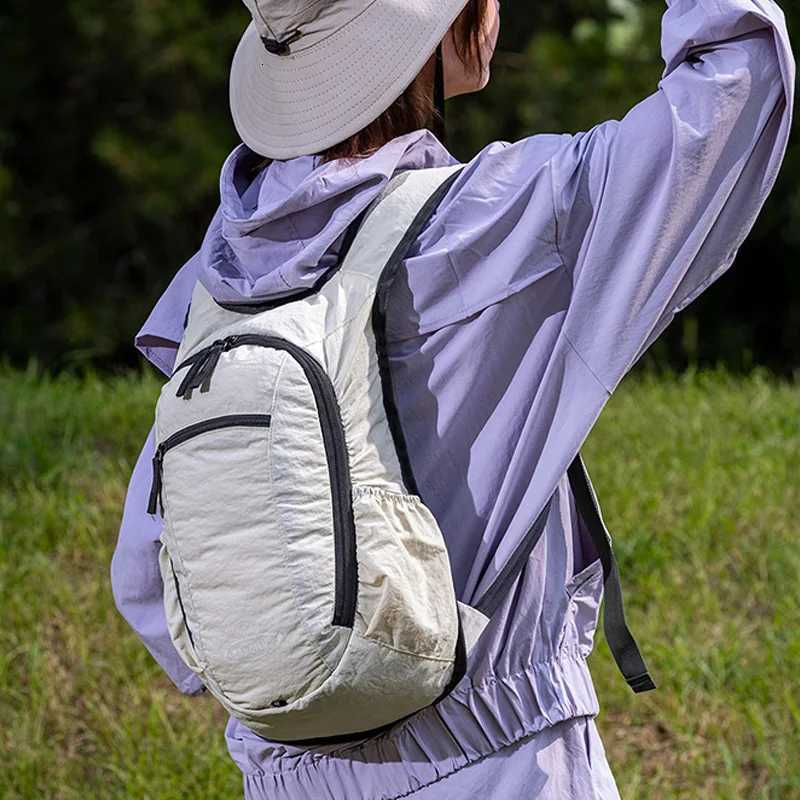 Lightweight Foldable Climbing Backpack Sports Gym Hiking Rucksack Outdoor Camping Cycling Bag Mens Travel Portable Shoulder Bag H251029