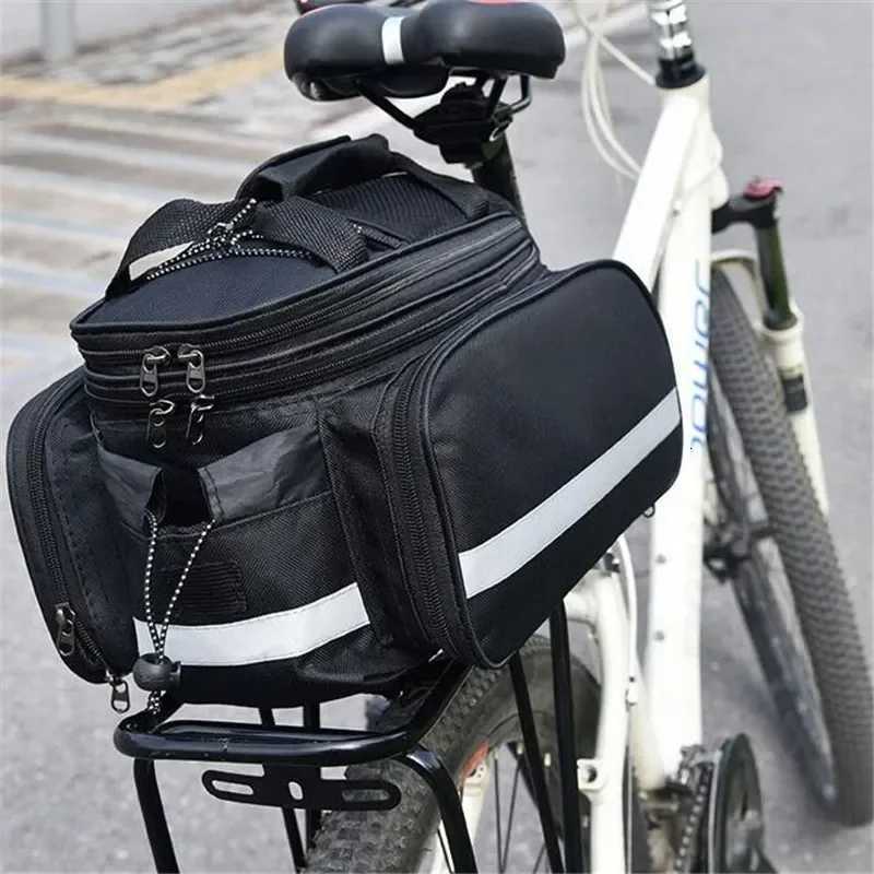 pannier Bicycle Carrier Bag Rear Rack Bike Trunk Bag Luggage Pannier Back Seat Double Side Cycling Bycicle Bag Durable Travel H251029