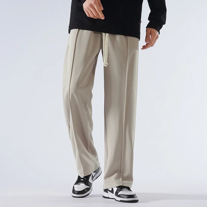 2025 Summer Plus Size Mens Pants 190 Tall Mens Extra Long Version Pants Highquality Straight Leg Sports Casual Pants 251028