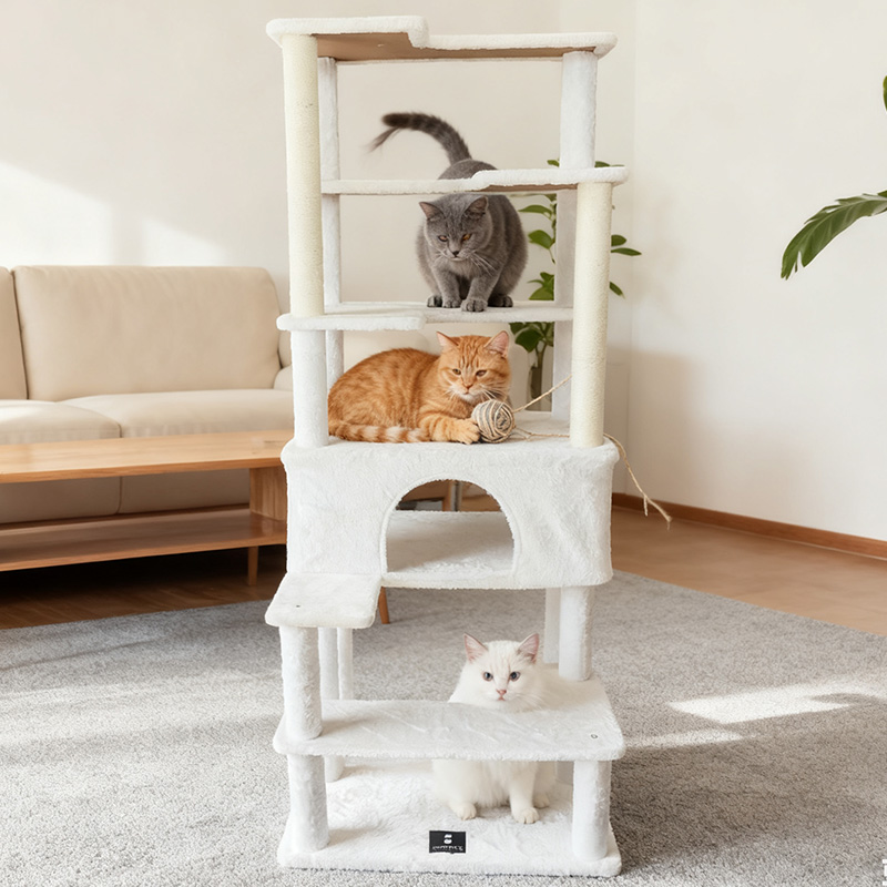 Stylish Scratch Post Tower for Cats - Perfect Indoor Playground hot-sale products