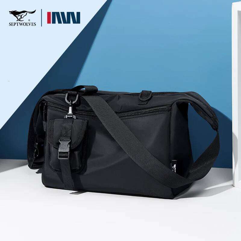 Designer bag 52 Septwoes Fashion Waterproof Nylon Men Shoulder Male Casual Large Crossbody Messenger Bag Cycling Traveling Side Package