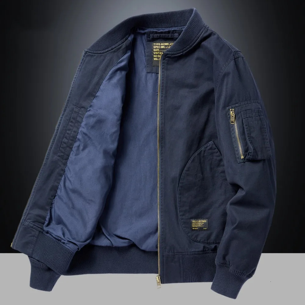 Vintage American Style Baseball Jacket for Men Thick Winter Bomber Casual Work Top Mens Fashion Outerwear Leather 251028