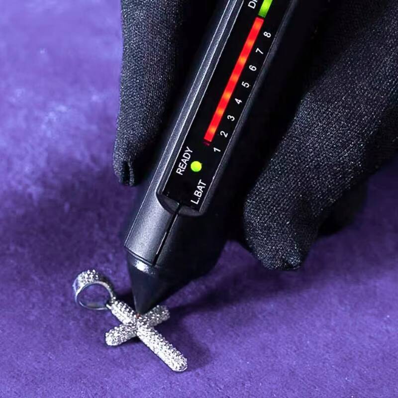 Hip Hop GRA Iced Out Bling VVS D Color Moissanite 925 Sterling Silver Pass Diamond Tester 2 Rows Cross Pendant for Men