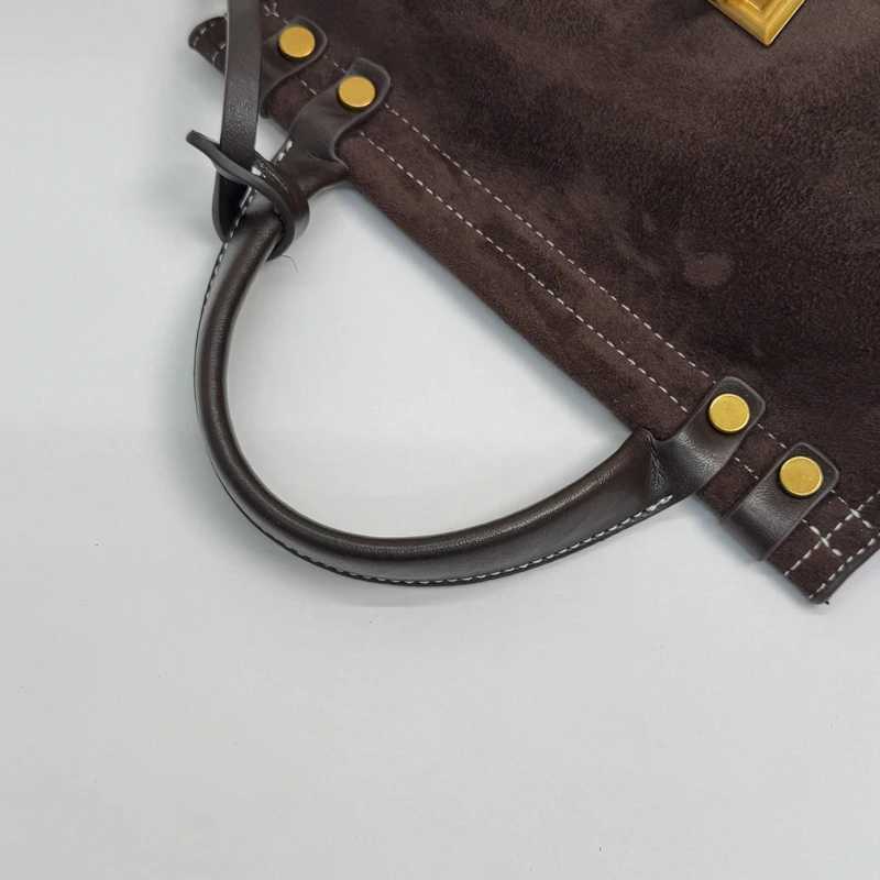 Designer bag High Quality Tophandle Bags For Wen 2025 Winter New Designer Handbags Luxury Flap Shape PU Suede Shoder Crossbody Bag Y251029