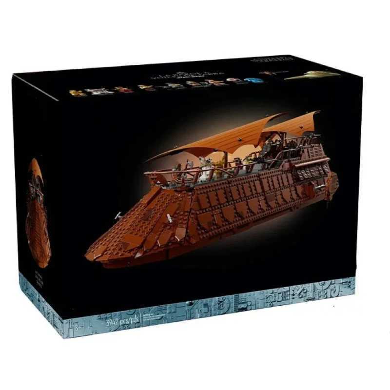 Vintage Sail Barge Building Blocks Classic Ship Model Kit Collectible DIY Toy for Adults KidsXJ251030