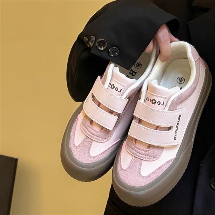 Fashion German training shoes 2025 new Korean version of contrasting student white shoes retro niche platform casual board shoes