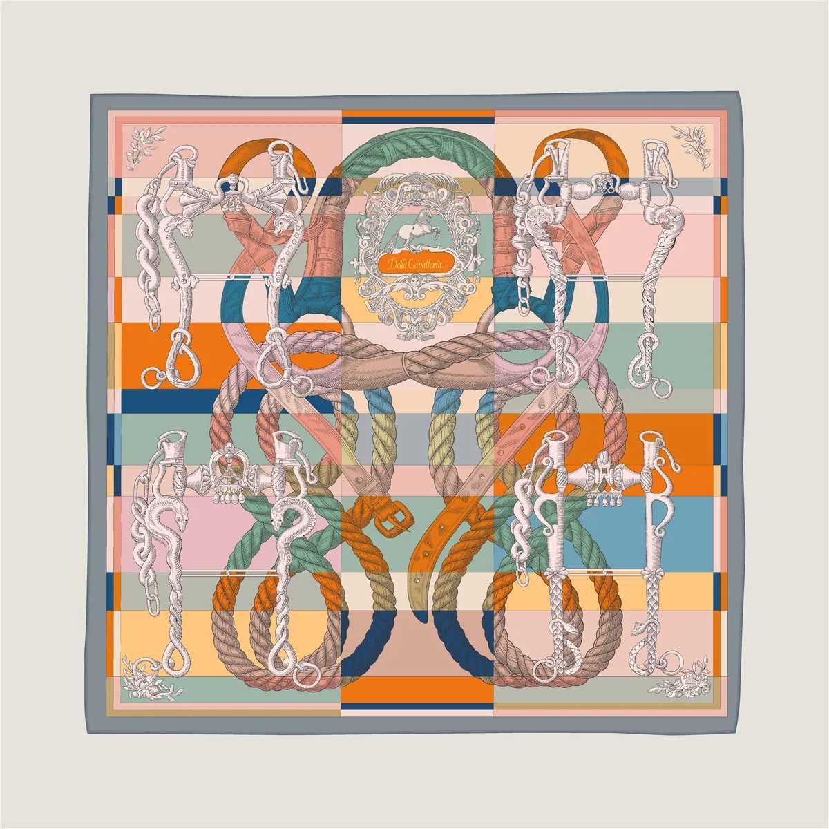 Brand Twosided Print Headband Scarf Women Fashion 9090cm Hijab Bandana Neckerhicef Beach Sun Protection Shawl Wrap HeadscarfW251029