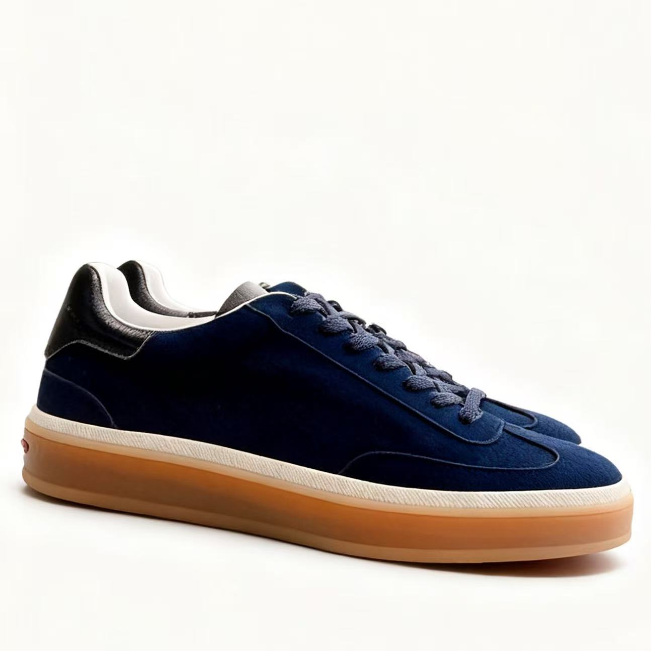 Casual Dress shoes for men luxury designer soft Cashmere loafers Classic Buckle style Handmade breathable Flat Heel comfortable men Shoe 39-46 with box bag