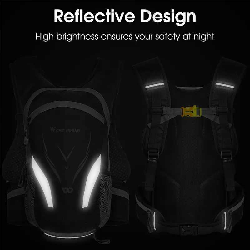 WEST BIKING 16L Cycling Hydration Backpack Large Capacity Hiking Climbing Bicycle Water Bag MTB Road Bike Ultralight Backpack H251029