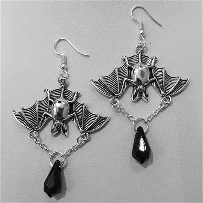 Gothic Bat Earrings for Women Men Night Ghost Festival Punk Rock Hip Hop Earring Party Gift Jewelry 250930
